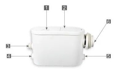Aquamatix Silencio S – Anschlüsse