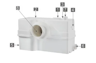 Aquamatix Forte 3 – Anschlüsse