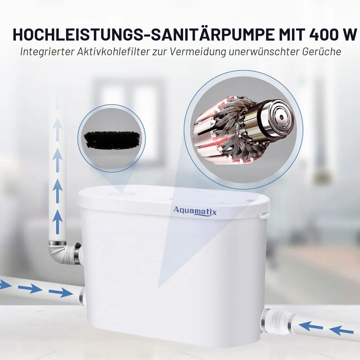 Aquamatix Silencio 2 – Waschbecken