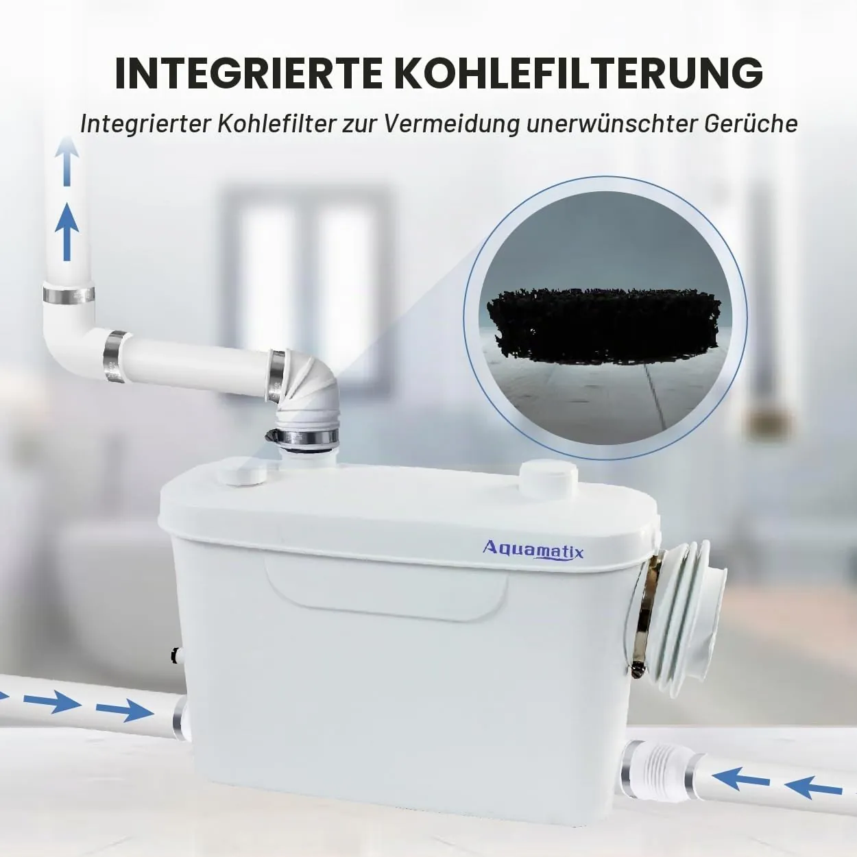 Aquamatix H400L Side – Waschbecken